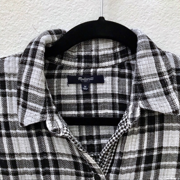 Madewell Kemp plaid ex-boyfriend button down shirt - Picture 3 of 8